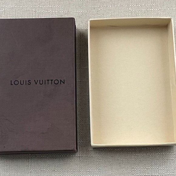 Louis Vuitton Empty Box Brown Gift Box 5.25 X 3.5 in Small Box Authentic - Picture 2 of 10